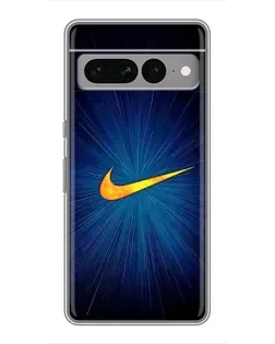 Чохол для Google Pixel 7 Pro з картинкою «Синій пульс Nike»