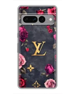 Чехол для Google Pixel 7 Pro с картинкой «Цветочный Louis Vuitton»