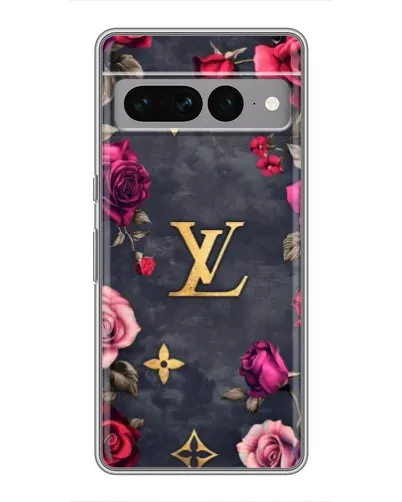 Чехол для Google Pixel 7 Pro с картинкой «Цветочный Louis Vuitton»