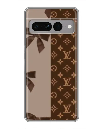 Чехол для Google Pixel 7 Pro с картинкой «Louis Vuitton — банты»