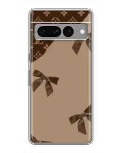 Чехол для Google Pixel 7 Pro с картинкой «LV — кофейный атлас»