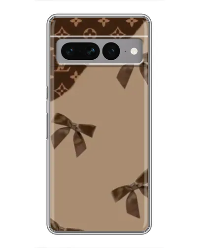 Чехол для Google Pixel 7 Pro с картинкой «LV — кофейный атлас»