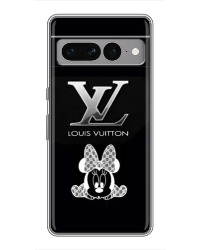 Чехол для Google Pixel 7 Pro с картинкой «LV и Минни Маус»