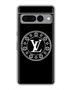 Чехол для Google Pixel 7 Pro с картинкой «LV — печать стиля»