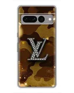 Чехол для Google Pixel 7 Pro с картинкой «Камуфляжный Louis Vuitton»