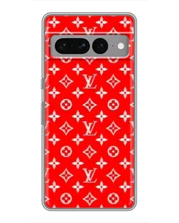 Чехол для Google Pixel 7 Pro с картинкой «Яркий паттерн LV»