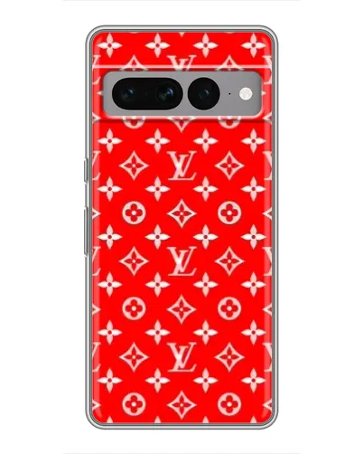 Чехол для Google Pixel 7 Pro с картинкой «Яркий паттерн LV»