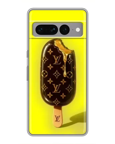 Чехол для Google Pixel 7 Pro с картинкой «Мороженое от LV»