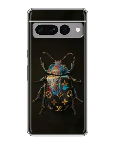 Чехол для Google Pixel 7 Pro с картинкой «LV — мраморный принт»