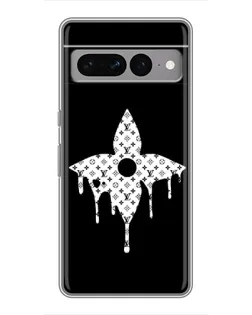 Чехол для Google Pixel 7 Pro с картинкой «Цветочная монограмма»