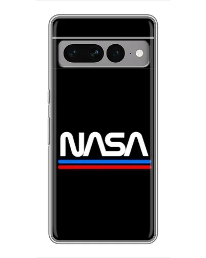 Чехол для Google Pixel 7 Pro с картинкой «NASA — классика Red Blue»