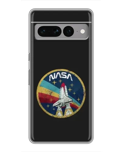 Чехол для Google Pixel 7 Pro с картинкой «NASA — эмблема миссии»