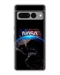 Чехол для Google Pixel 7 Pro с картинкой «Земля из космоса NASA»