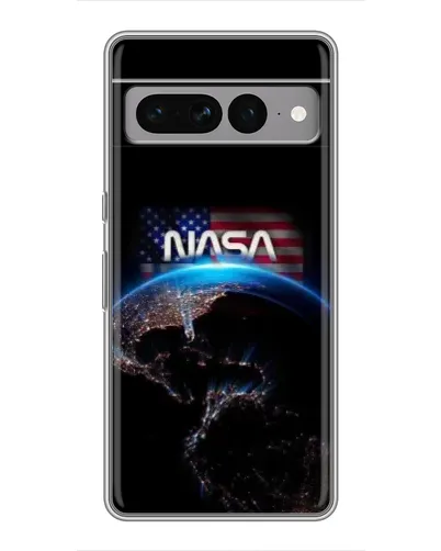 Чехол для Google Pixel 7 Pro с картинкой «Земля из космоса NASA»
