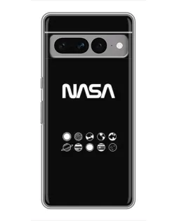 Чехол для Google Pixel 7 Pro с картинкой «NASA — технический принт»