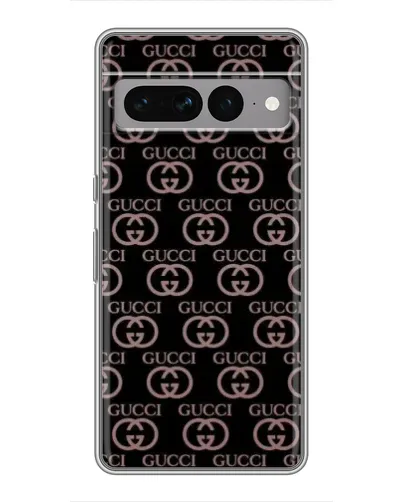 Чехол для Google Pixel 7 Pro с картинкой «Классическая монограмма Gucci»