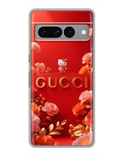 Чехол для Google Pixel 7 Pro с картинкой «Gucci — золотой сад»