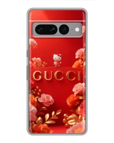 Чехол для Google Pixel 7 Pro с картинкой «Gucci — золотой сад»
