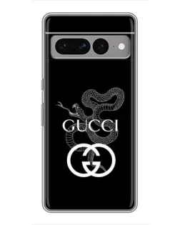 Чехол для Google Pixel 7 Pro с картинкой «Gucci — серебряная змея»