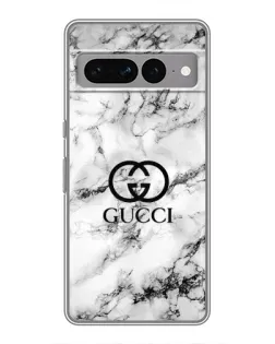 Чехол для Google Pixel 7 Pro с картинкой «Gucci — мраморный шик»