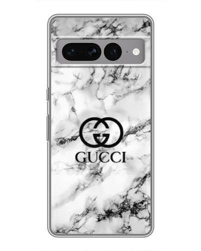Чехол для Google Pixel 7 Pro с картинкой «Gucci — мраморный шик»