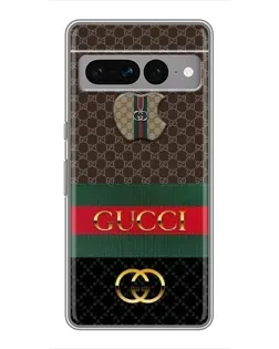 Чехол для Google Pixel 7 Pro с картинкой «Gucci — брендированный десерт»