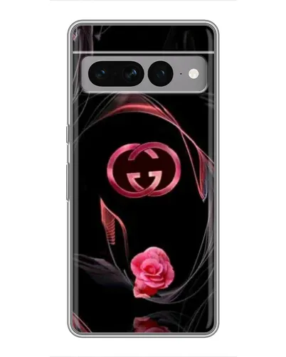 Чехол для Google Pixel 7 Pro с картинкой «Gucci — неоновая роза»