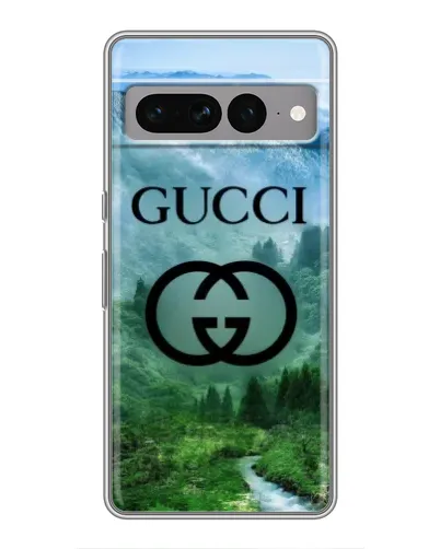 Чехол для Google Pixel 7 Pro с картинкой «Gucci — горный пейзаж»