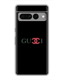 Чехол для Google Pixel 7 Pro с картинкой «Gucci — красный градиент»