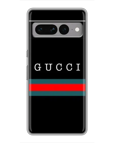 Чехол для Google Pixel 7 Pro с картинкой «Gucci — красный пояс»