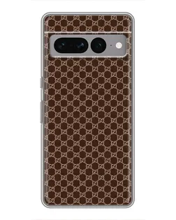 Чехол для Google Pixel 7 Pro с картинкой «Gucci — шоколадная сетка»