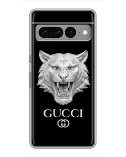 Чехол для Google Pixel 7 Pro с картинкой «Gucci — серебряный лев»