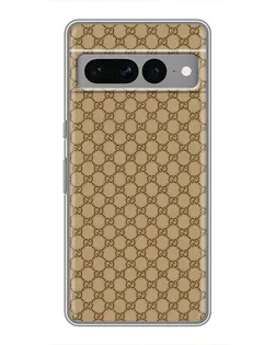 Чехол для Google Pixel 7 Pro с картинкой «Gucci — классический беж»
