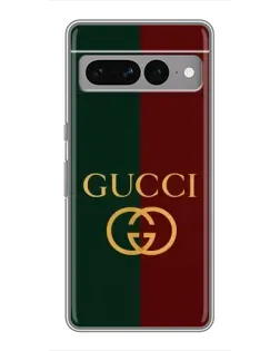 Чехол для Google Pixel 7 Pro с картинкой «Gucci — темно-зеленый градиент»