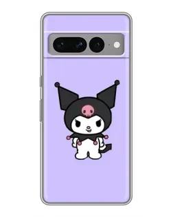 Чехол для Google Pixel 7 Pro с картинкой «Kuromi — нежный фиолетовый»