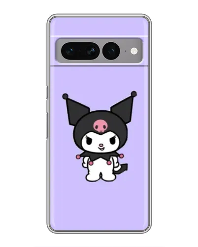 Чехол для Google Pixel 7 Pro с картинкой «Kuromi — нежный фиолетовый»