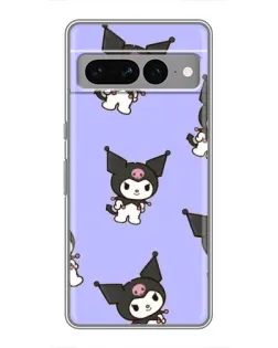 Чехол для Google Pixel 7 Pro с картинкой «Паттерн с Kuromi»