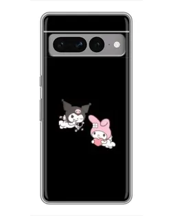 Чехол для Google Pixel 7 Pro с картинкой «My Melody и Kuromi»