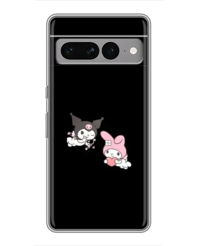 Чехол для Google Pixel 7 Pro с картинкой «My Melody и Kuromi»