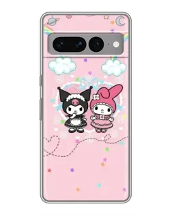 Чехол для Google Pixel 7 Pro с картинкой «My Melody и Kuromi»