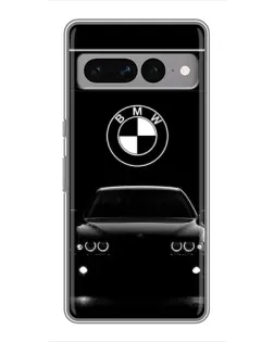 Чехол для Google Pixel 7 Pro с картинкой «BMW — взгляд из темноты»