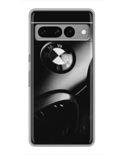 Чехол для Google Pixel 7 Pro с картинкой «Эмблема BMW — макро»