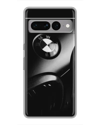 Чехол для Google Pixel 7 Pro с картинкой «Эмблема BMW — макро»