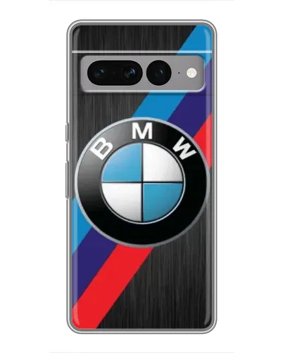 Чехол для Google Pixel 7 Pro с картинкой «BMW M-stripes стиль»
