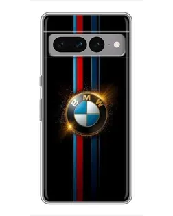 Чехол для Google Pixel 7 Pro с картинкой «BMW M-Power неон»