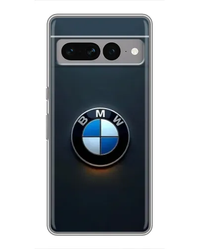 Чехол для Google Pixel 7 Pro с картинкой «Логотип BMW — минимализм»