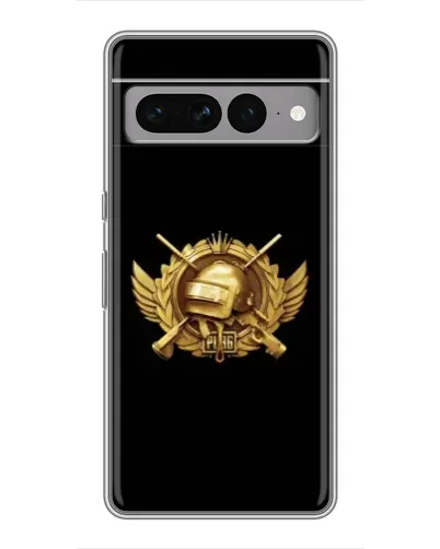 Чехол для Google Pixel 7 Pro с картинкой «PUBG — оранжевый градиент»