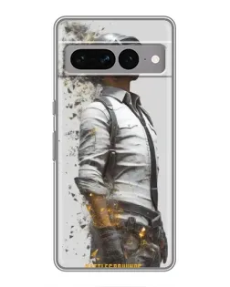 Чехол для Google Pixel 7 Pro с картинкой «PUBG — боец в пыли»