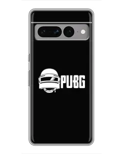 Чехол для Google Pixel 7 Pro с картинкой «PUBG — классический лого»