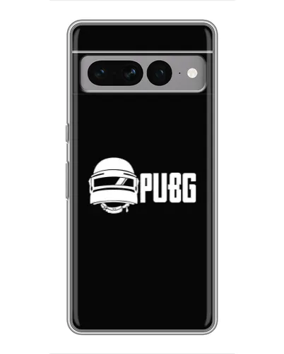 Чехол для Google Pixel 7 Pro с картинкой «PUBG — классический лого»